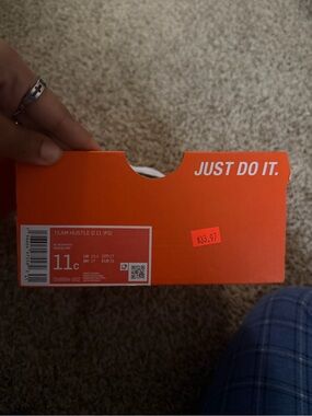 Nike Orange 'Just Do It.' Shoe Box